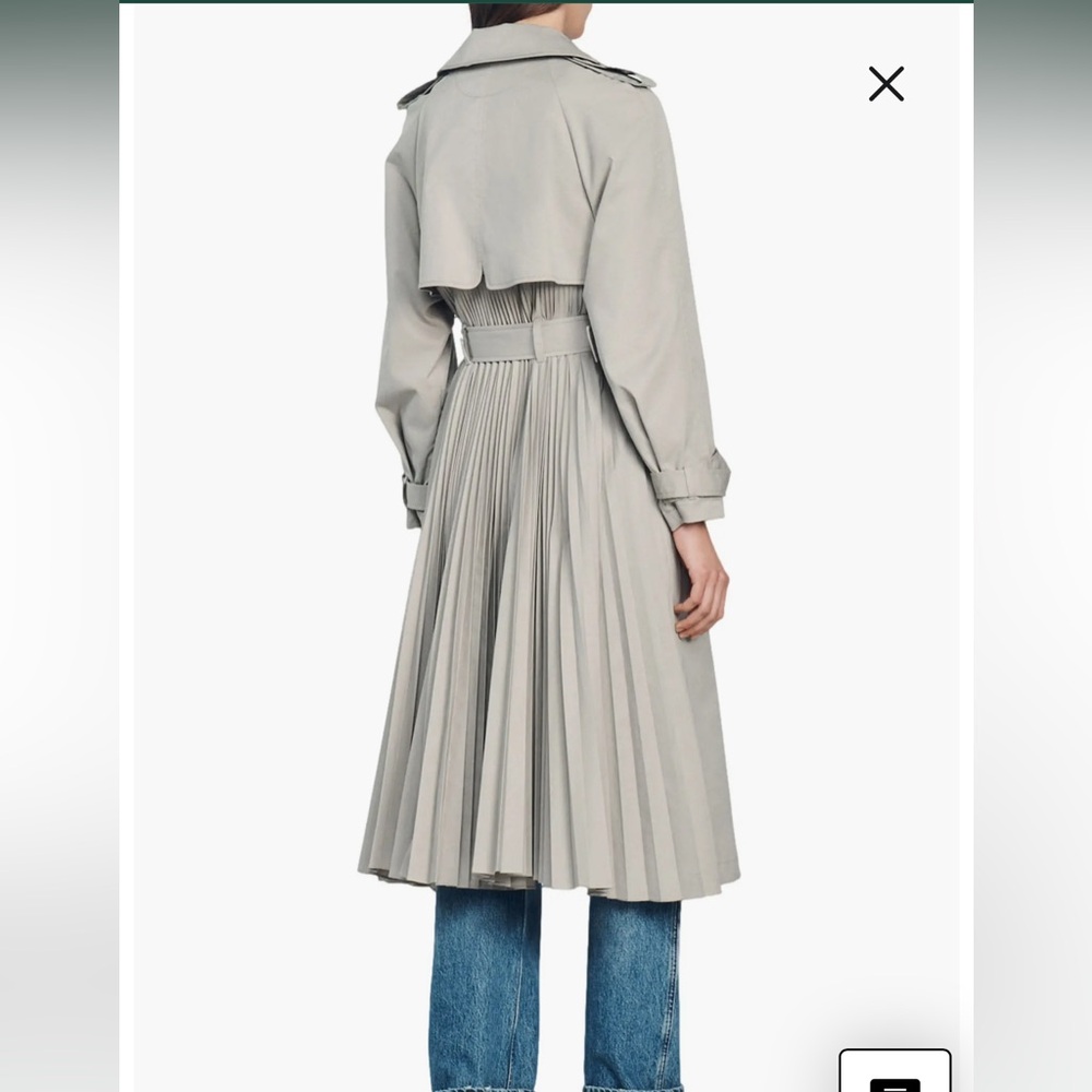 Sandro Classic Jacob Trench Coat NWT - Picture 2 of 8